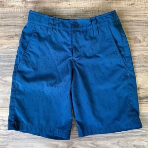 UA Match Play Printed Heat Gear Youth Golf Shorts